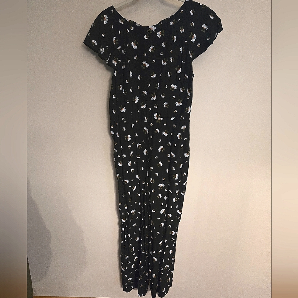 Loft Daisy Floral Jumpsuit size 8